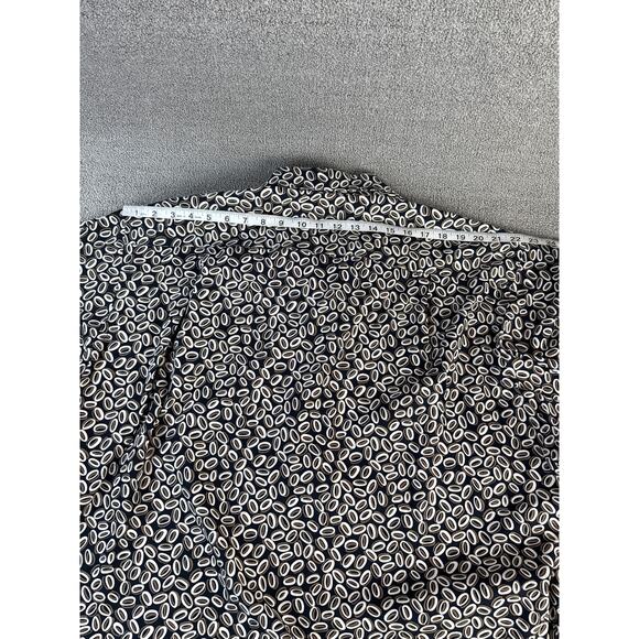 Maus & Hoffman Button Down Shirt Long Sleeve Retro Print Size XXL - Picture 8 of 10